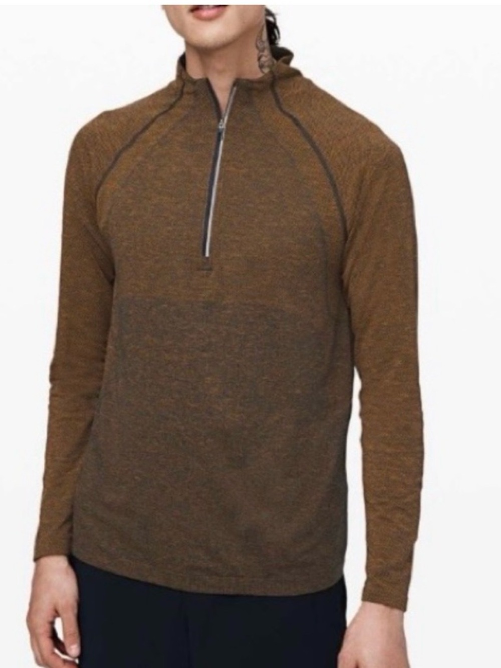 Lululemon Metal Vent Tech 1/2 Zip 2.0 Fools Gold / True Navy Size L